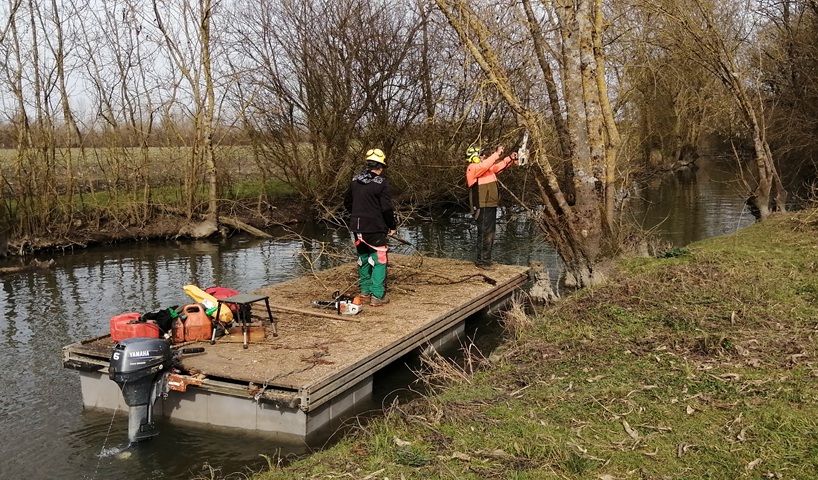 Élagage et de désencombrement de la Rivière Vieille Autize